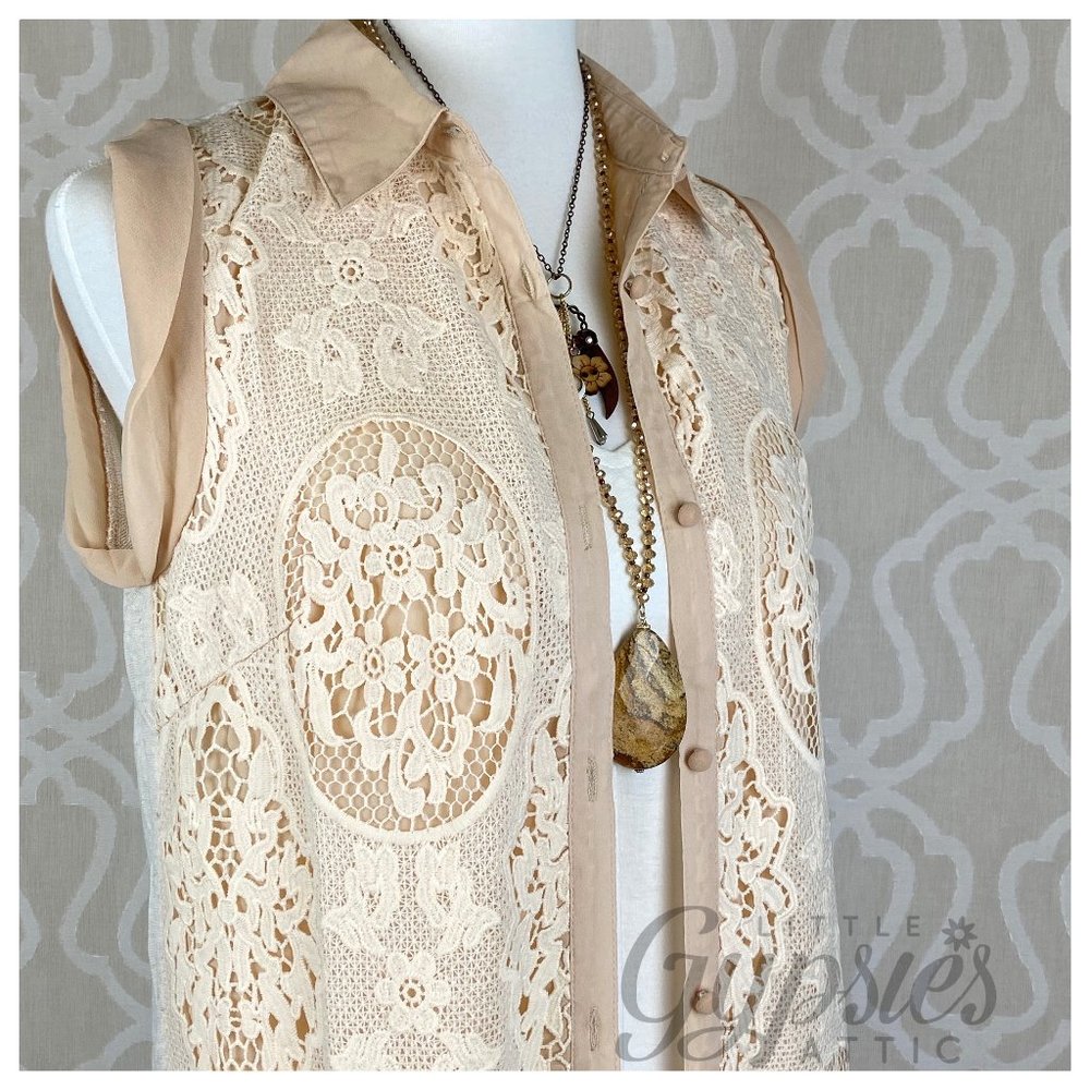 Ryu Long Lace Duster Tunic - Picture 6 of 13